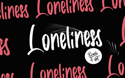 Solitudine | Carattere pennello