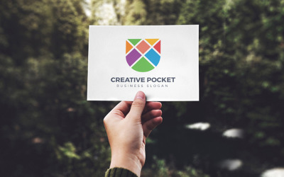 Creative Pocket Premium Logo template