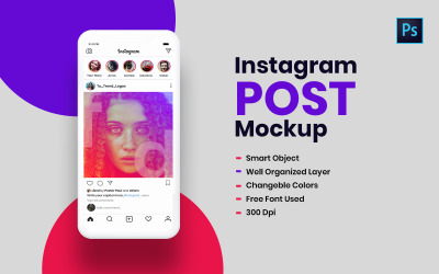 Instagram Social Media Vorlage