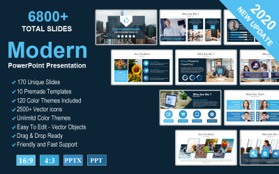 Premium Modern Creative Presentation Powerpoint #120915