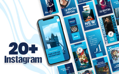 Szablon mediów społecznościowych Instagram Stories