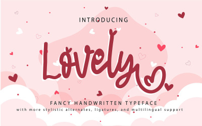Adorabile | Carattere tipografico scritto a mano fantasia