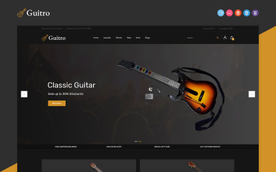 Guitro Template OpenCart №121039