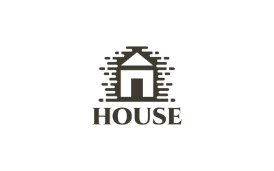 Ház logó sablon