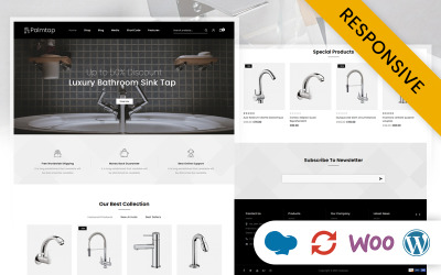 Palmtap - Tema WooCommerce del negozio di ferramenta per impianti idraulici