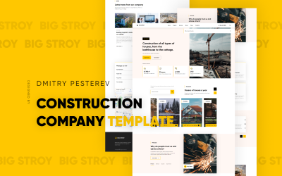 Responsive Big Stroy - Construction Company Web Sitesi #121063