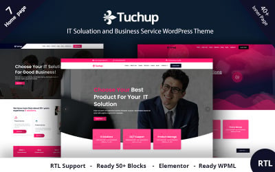 Tuchup - Servicio de soluciones de TI y tema empresarial de WordPress