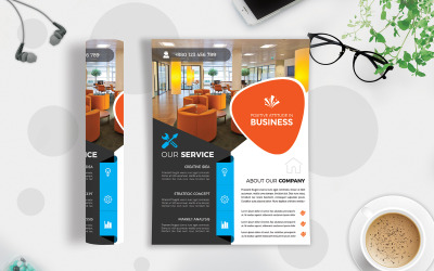 Business Flyer Vol-153 - Modèle d&amp;#39;identité d&amp;#39;entreprise