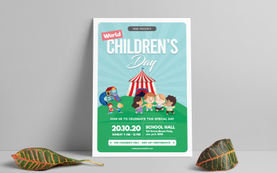 Children's Day Flyer - Illustration
