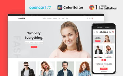 Choice Fashion Store OpenCart Template