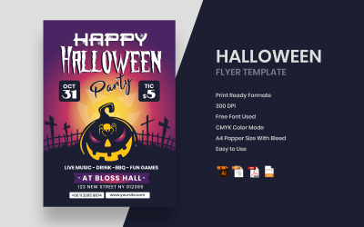 Halloween Flyer Illustration 121423