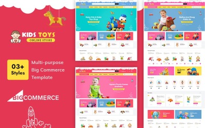 Kid's Toy Stencil Multi-Purpose Responsive BigCommerce Theme