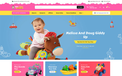 Kinderspielzeugschablone Multi-Purpose Responsive BigCommerce Theme