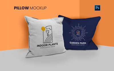 Mockup di prodotti a cuscino