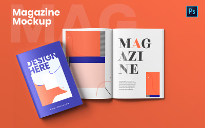 Mockup di prodotto rivista