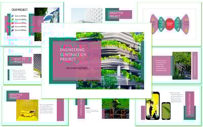 Construcción de ingeniería Business and creative Google Slides