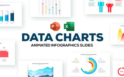 Excel Grafikleri Hareketli İnfografik PowerPoint