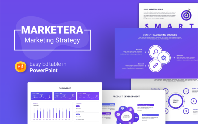 Marketera – Marketing Strategy Presentation PowerPoint template