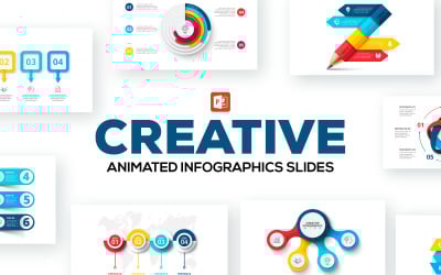 Modèle PowerPoint de présentations infographiques animées créatives