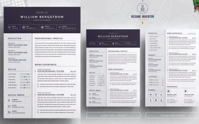 Prémium Professional CV Önéletrajz sablon 121528