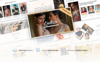 Quilosse – Creatieve zakelijke PowerPoint-sjabloon