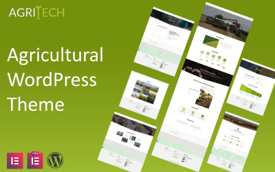 Bootstrap AgriTech - Agriculture Industry WordPress Theme WordPress-tema #121662