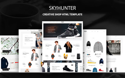 Skyhunter-创意商店网站模板