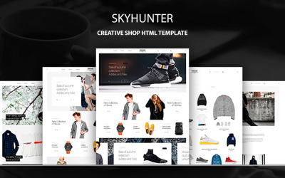 Skyhunter - Modèle de site Web de boutique créative