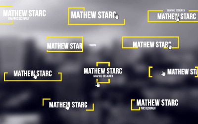 Modern Lower thirds Motion Graphics Template