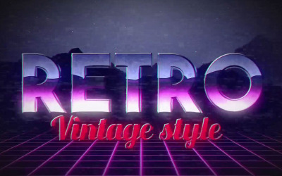 Retro Title Motion Graphics Template