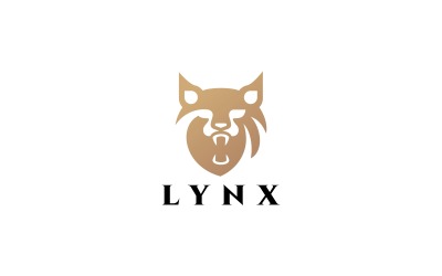 Modèle de logo Lynx