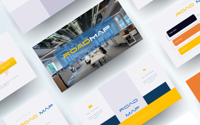 Modello PowerPoint Roadmap gratuito