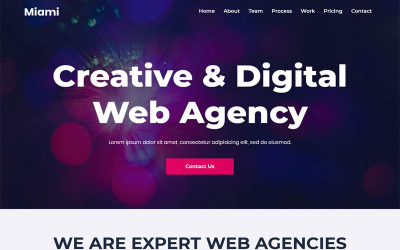 Responsive Miami - Multipurpose Bootstrap Açılış Sayfası #121934
