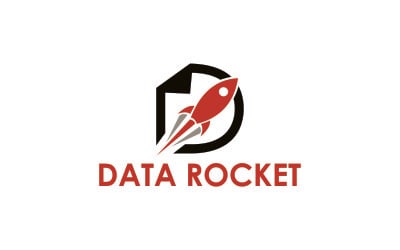 Data rocket  Logo Template