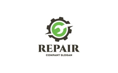 Modèle de logo de service de réparation automobile