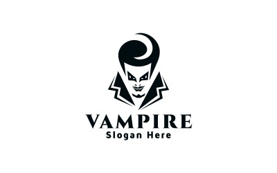 Шаблон логотипа вампир