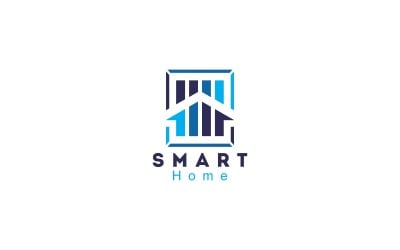 Smart Home Logo sjabloon