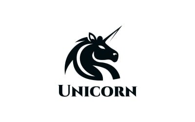 Unicorn Logo sjabloon