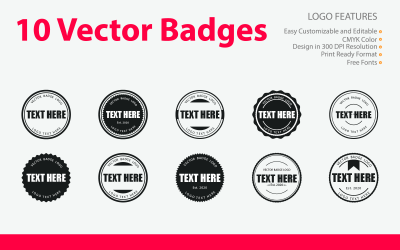 Vector emblem design logotyp mall