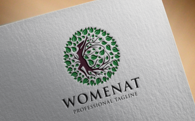 Women Nature Logo Template