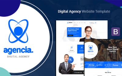 Agencia - Dijital Ajans HTML5 Şablonu Web Sitesi Şablonu