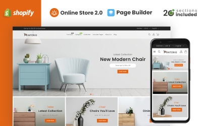 Interio Furniture Store Shopify-tema