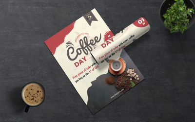 International Coffee Day Poster - Corporate Identity Template