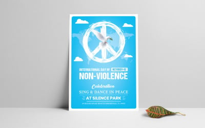 International Day of Non-Violence - Corporate Identity Template