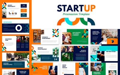 Презентація запуску Шаблон PowerPoint