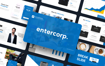Entercorp - Biznes korporacyjny - Szablon Keynote