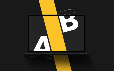 Mockup för bärbar produkt