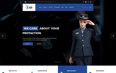 Security Guard Services Website Template