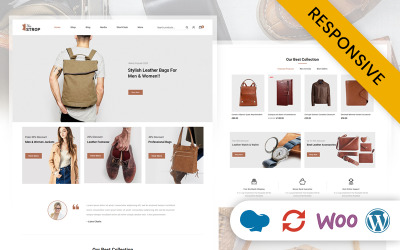 TheStrop - Тема WooCommerce для магазина кожаной одежды