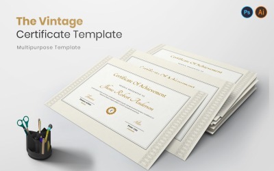 Vintage Certificate Template
